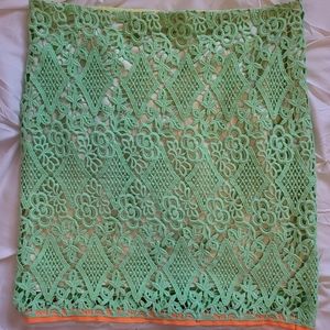 Elie Tahari Lime Skirt, Size 14